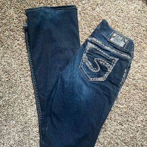 Silver SUKI MID BOOT W26/L33 sexy in and embroidered pocket